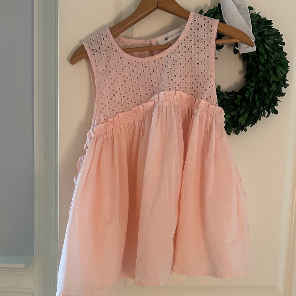 The Impeccable Pig Light Pink Eyelet Blouse